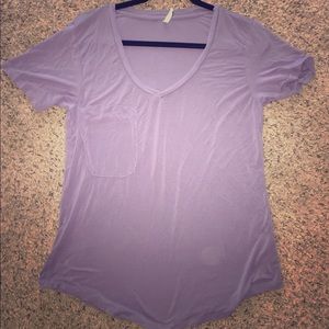 Z Supply Lavender V Neck (discontinued color)